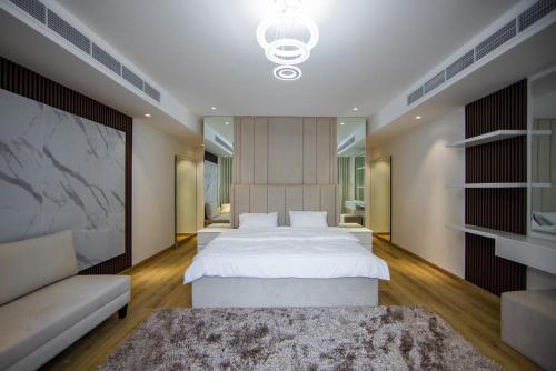 Cama o camas de una habitación en Jeema lodge