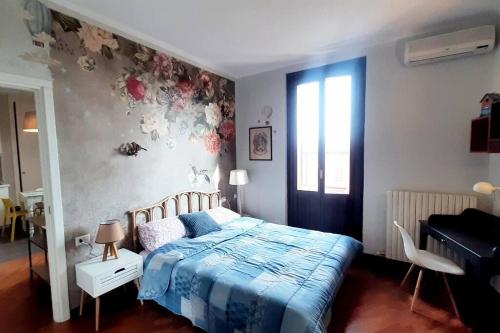 Postel nebo postele na pokoji v ubytování Interno 15 Diario di viaggio