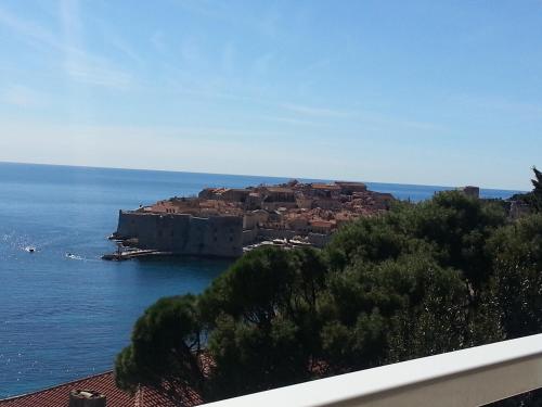 an island in the middle of the ocean at Dubrovnik Residence Nodilo in Dubrovnik