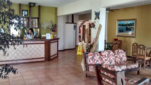 Un lugar para sentarse en Hotel Pontal das Rochas
