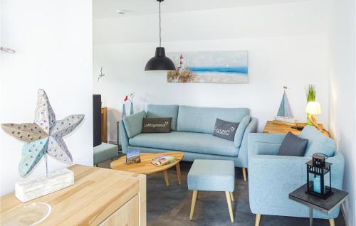 Χώρος καθιστικού στο 2 Bedroom Stunning Apartment In Büsum