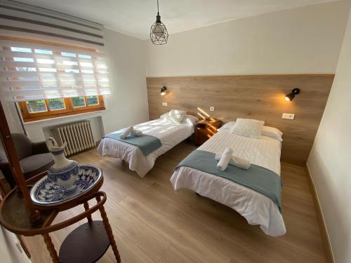 Postel nebo postele na pokoji v ubytování Mar y Montaña - casa completa finca privada