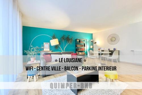 LA LOUISIANE - Confort - Wifi - Parking privé - Terrasse - Centre Ville