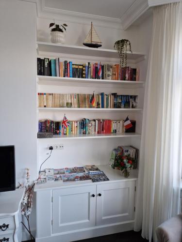 Knihovna v bed and breakfast