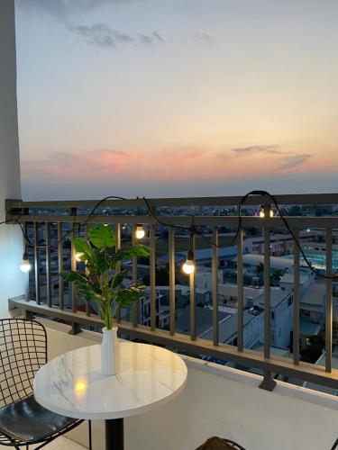 Balkón nebo terasa v ubytování Alpha Homestay Marina Long Xuyên