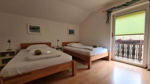 Postel nebo postele na pokoji v ubytování HH-Apartments