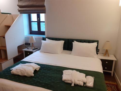 Letto o letti in una camera di Abi Luxury Villas