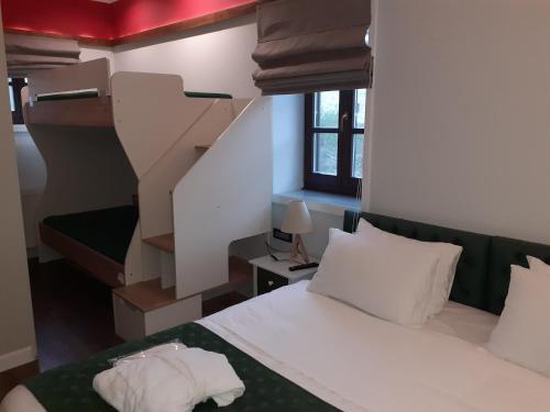 Letto o letti in una camera di Abi Luxury Villas