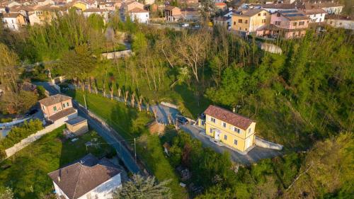 Άποψη από ψηλά του Villa Flora di Capriata d'orba