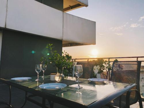 Balcó o terrassa a Sunset Apartment