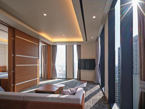 เตียงในห้องที่ Roynet Hotel Seoul Mapo