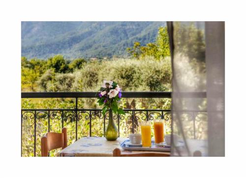 Nespecifikovaný výhled na hory nebo výhled na hory při pohledu z aparthotelu