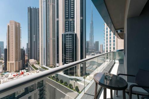 Balkón nebo terasa v ubytování 1BR Downtown Dubai suite with stunning views