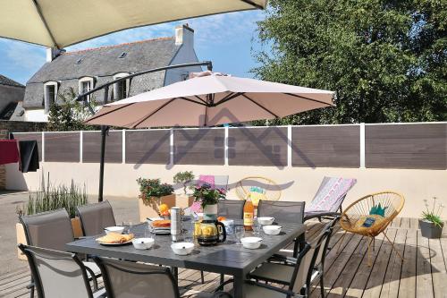 LocaLise - M7 - La petite Ty Awenïg de plain-pied pour 2 personnes au Guilvinec - Tout à pied, plage, port, centre, commerces, marché - Wifi inclus - Linge de lit inclus