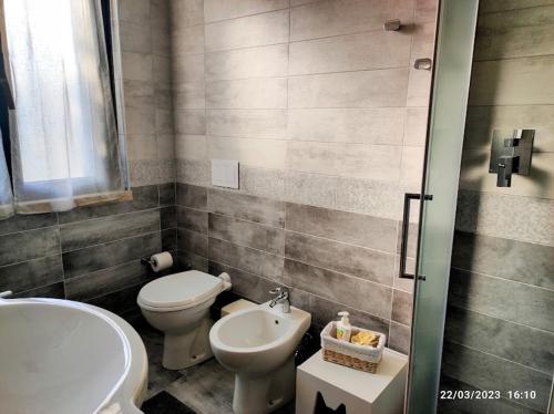 Koupelna v ubytování Casapatrizia B&B Sirmione