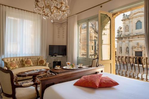 Posezení v ubytování Palazzo Guido