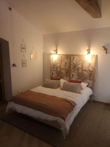 Posteľ alebo postele v izbe v ubytovaní Domaine de la Gasse - gite et chambre d'hôte