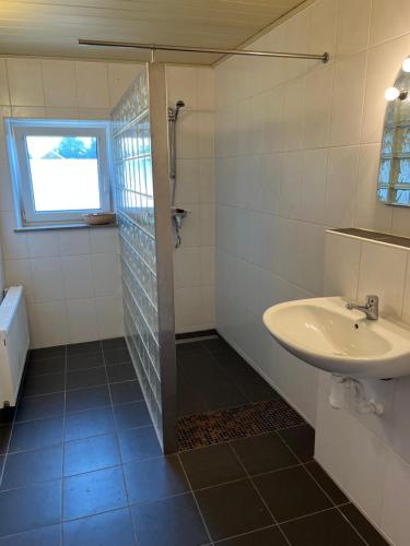 Koupelna v ubytování Dorfblick-Emsland