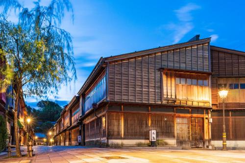 El edificio en el que está el ryokan