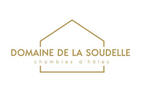 a drawing of a house with the words dominamine de la souble andanches at Domaine de La Soudelle in Chanceaux-sur-Choisille