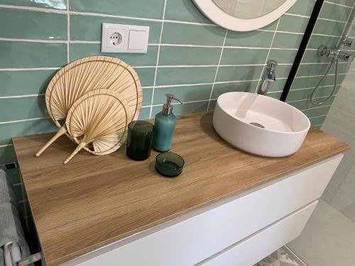Koupelna v ubytování El apartamento de Alba en Candás
