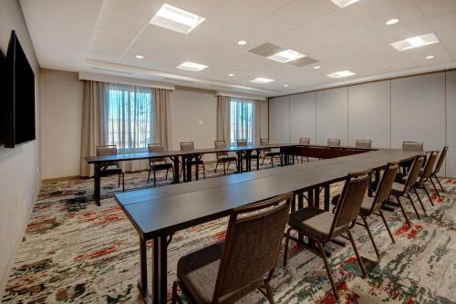 a large conference room with tables and chairs at Fairfield Inn & Suites Lancaster Palmdale in Lancaster