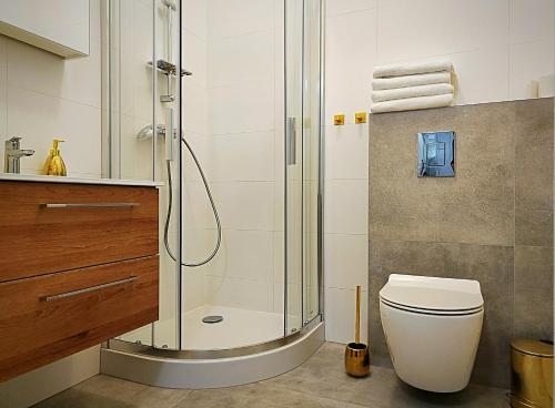 Kúpeľňa v ubytovaní Hugo Star Apartments