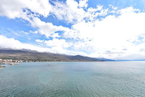 a view of a large body of water at Villa Lucija in Ohrid