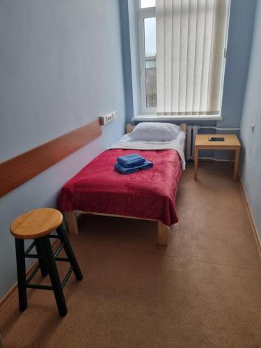 Postel nebo postele na pokoji v ubytování Apgyvendinimo įstaiga KORNEALITA