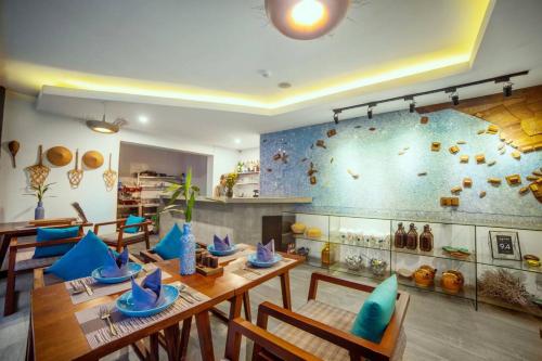 Η κουζίνα ή μικρή κουζίνα στο Riversoul Boutique