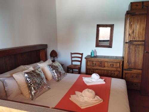 Postel nebo postele na pokoji v ubytování Villa en Ibiza