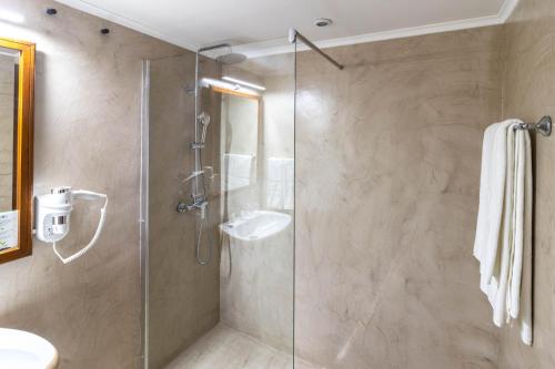 Koupelna v ubytování Hotel A.S. Sao Joao da Madeira