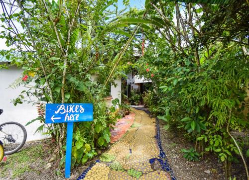 Zahrada ubytování Cabinas Jacaranda