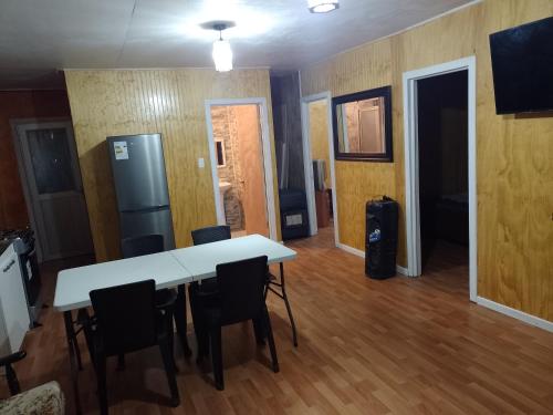 Zonă de luat masa în acest apartament