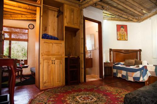 Posezení v ubytování Hospedaje La Tierrita Villa de Leyva