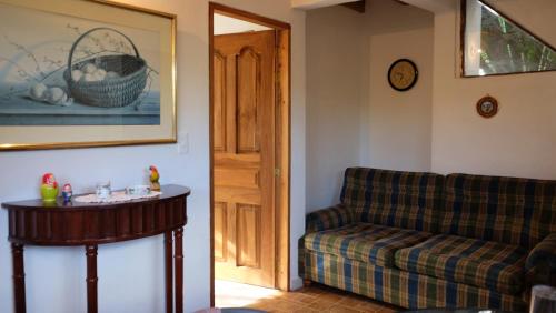 Posezení v ubytování Hospedaje La Tierrita Villa de Leyva