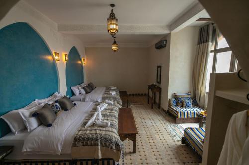 Гостиная зона в Riad Jouba