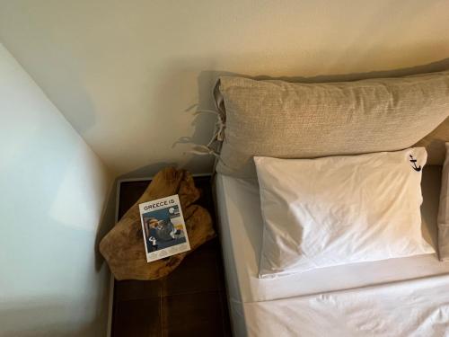 Ένα ή περισσότερα κρεβάτια σε δωμάτιο στο Captain's apartments
