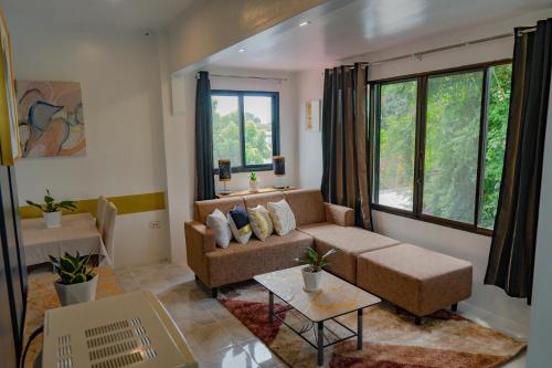 Χώρος καθιστικού στο Gensan Apartment Rental