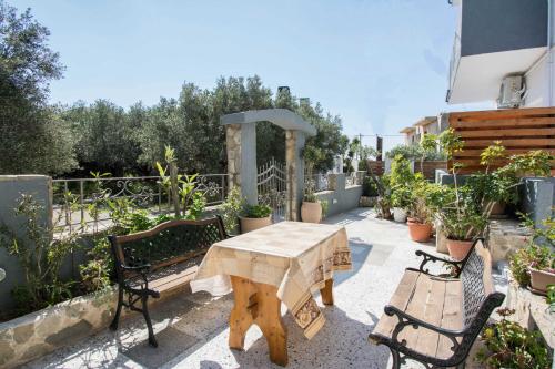Μπαλκόνι ή βεράντα στο Zervakis Apartments