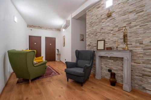 Zona de estar de Aurelia Rooms