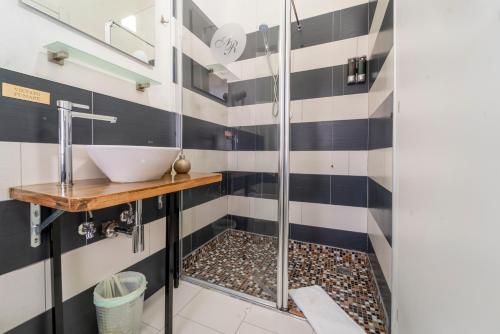 Koupelna v ubytování Aurelia Rooms