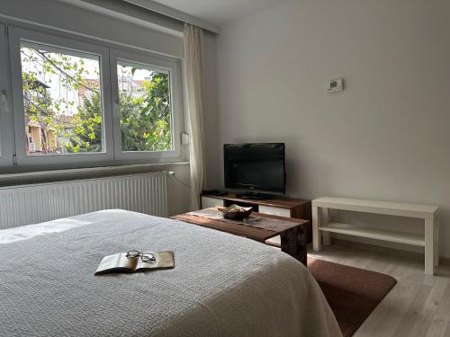 Postel nebo postele na pokoji v ubytování Apartments Magnolija - Zagreb Centre