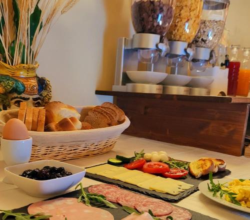 Opciones de desayuno disponibles en Hotel Federico II