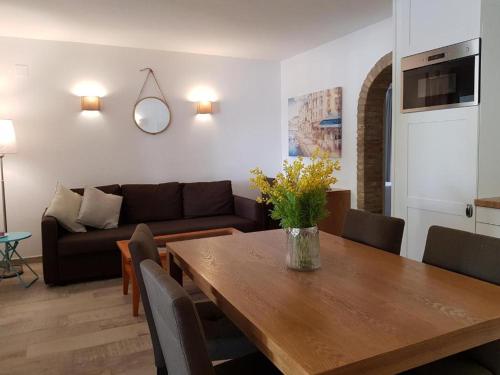 Χώρος καθιστικού στο MR Hotelet de la Raconà & Apartments