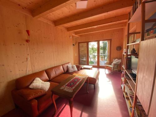 Ruang duduk di Ferienhaus Andadoana
