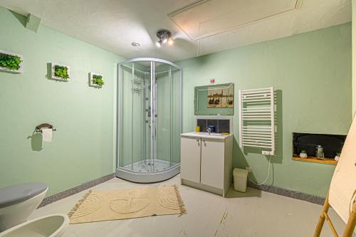 Kúpeľňa v ubytovaní Ty Fossac - Belle maison pour 6