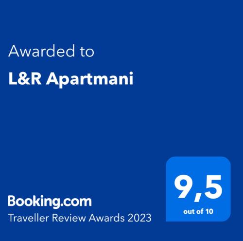 Sijil, anugerah, tanda atau dokumen lain yang dipamerkan di L&R Apartmani