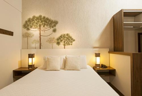 Katil atau katil-katil dalam bilik di Hotel Canto Verde