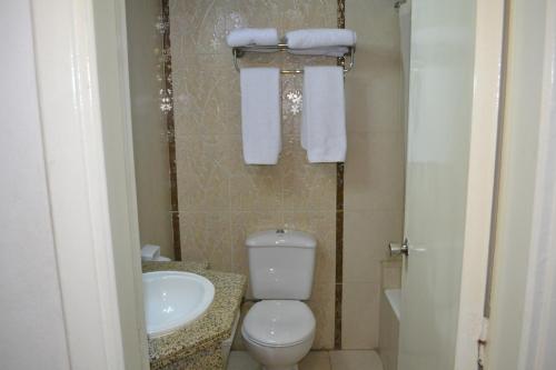 Koupelna v ubytování Beirut Hotel Cairo